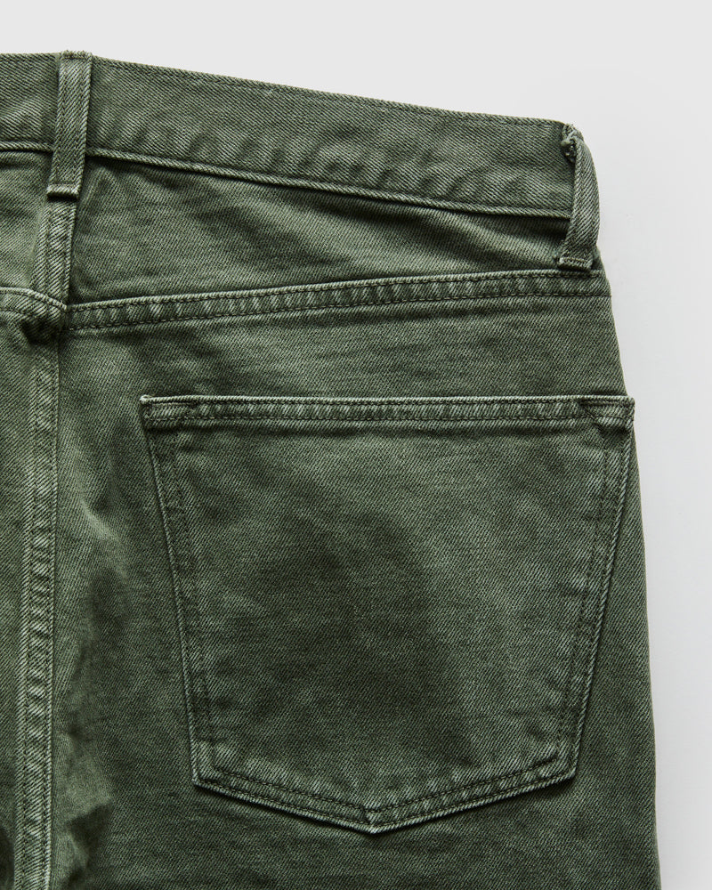 "Russell Spruce" 14.5oz Washed Stretch Selvedge Denim - Relaxed Tapered Fit
