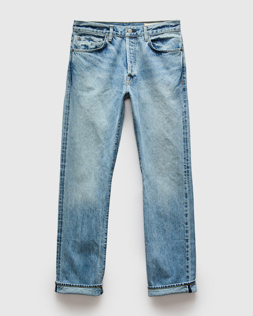 "Willie Carson" 14oz Washed Selvedge Denim - Classic Straight Fit