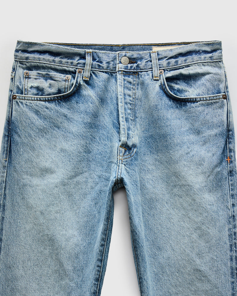 "Willie Carson" 14oz Washed Selvedge Denim - Classic Straight Fit