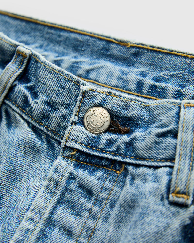 "Willie Carson" 14oz Washed Selvedge Denim - Classic Straight Fit