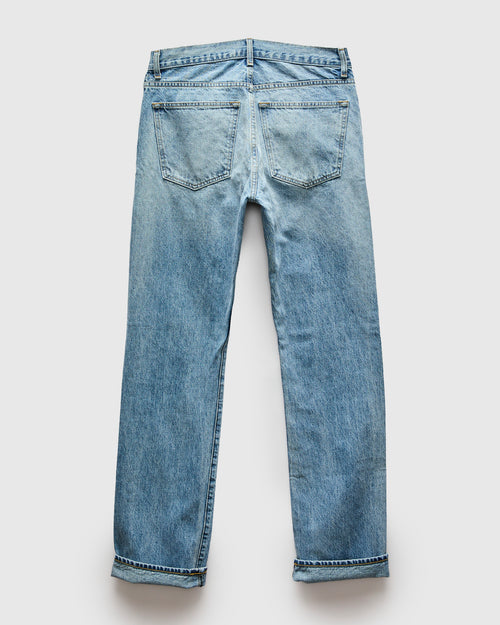 "Willie Carson" 14oz Washed Selvedge Denim - Classic Straight Fit