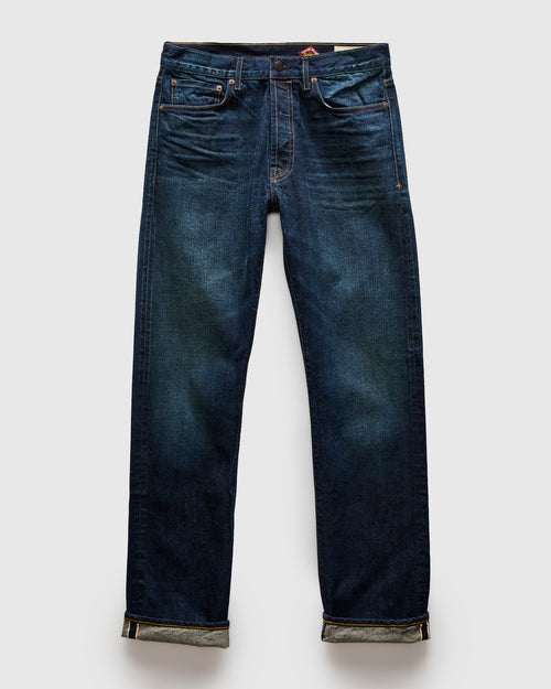 "Willie Eastland" 14oz Washed Selvedge Denim - Classic Straight Fit
