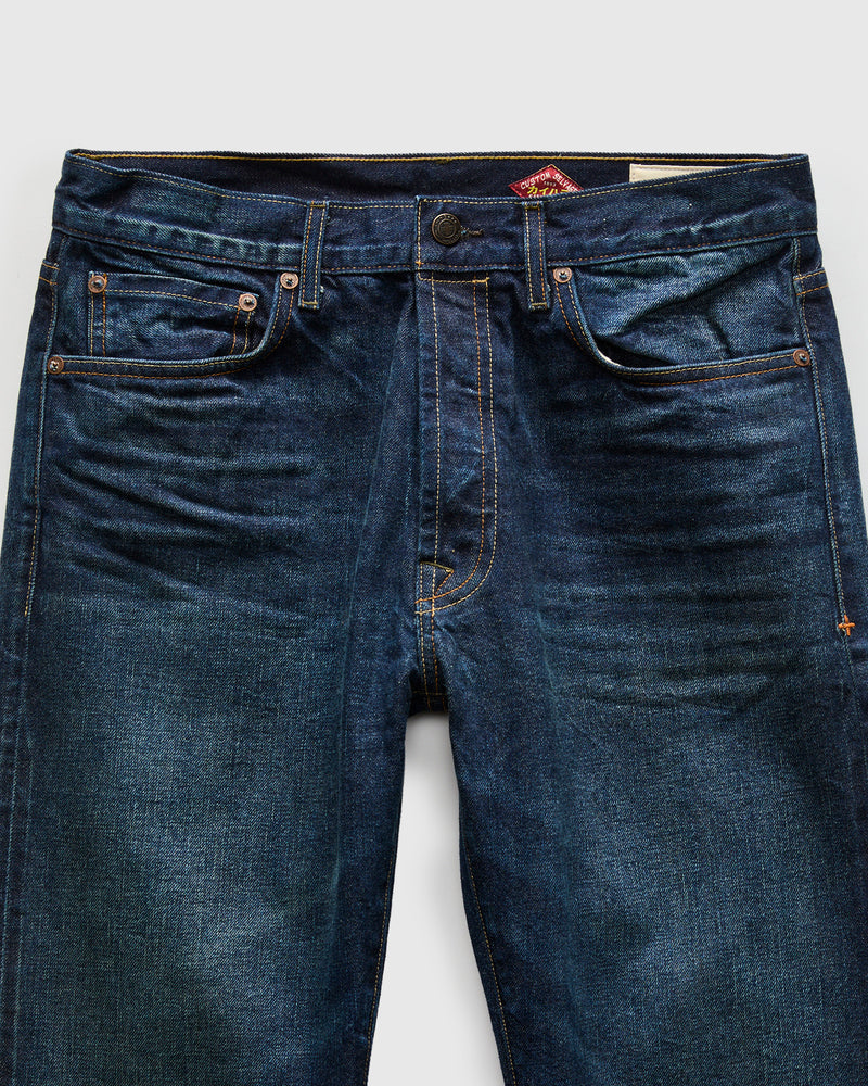 "Willie Eastland" 14oz Washed Selvedge Denim - Classic Straight Fit