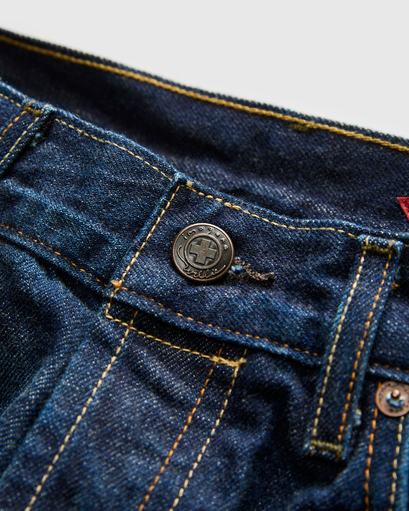 "Willie Eastland" 14oz Washed Selvedge Denim - Classic Straight Fit
