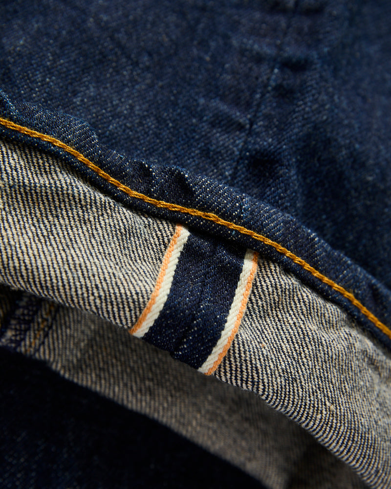 "Willie Eastland" 14oz Washed Selvedge Denim - Classic Straight Fit
