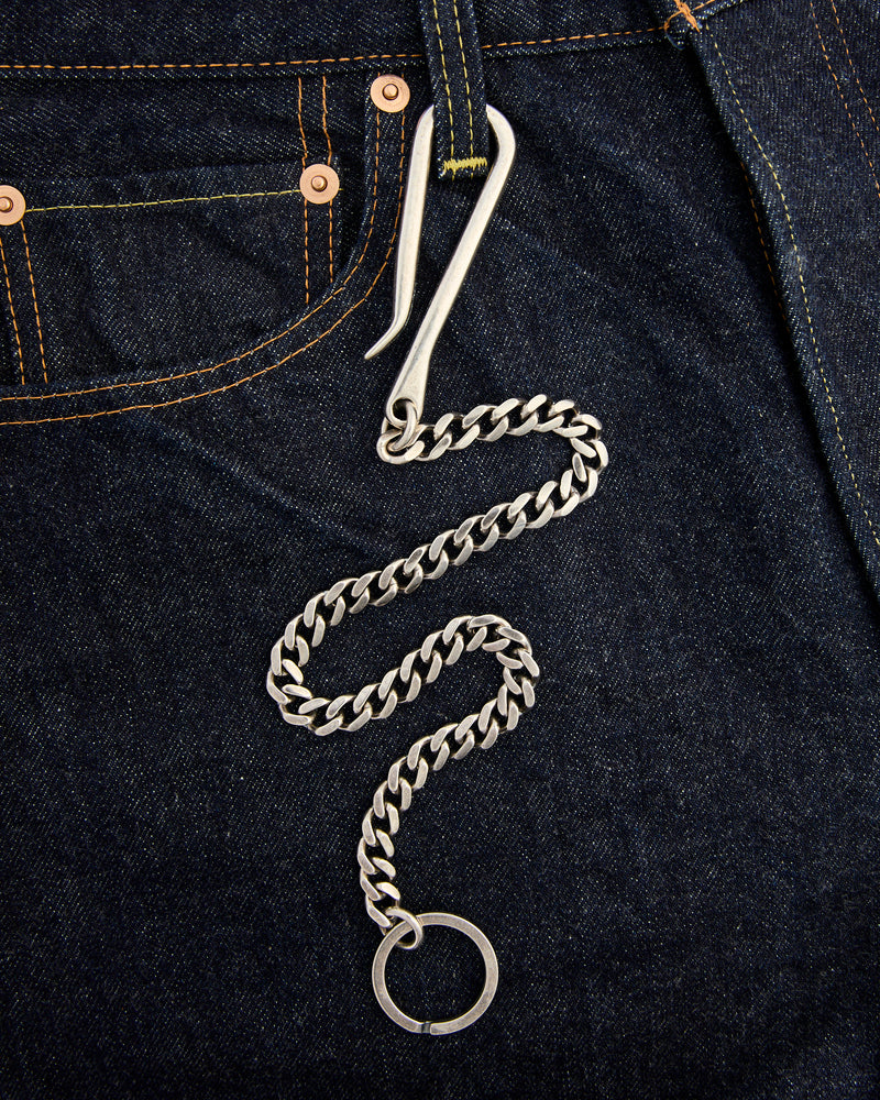 2.5mm Key Chain Twist in Silver Plated Brass