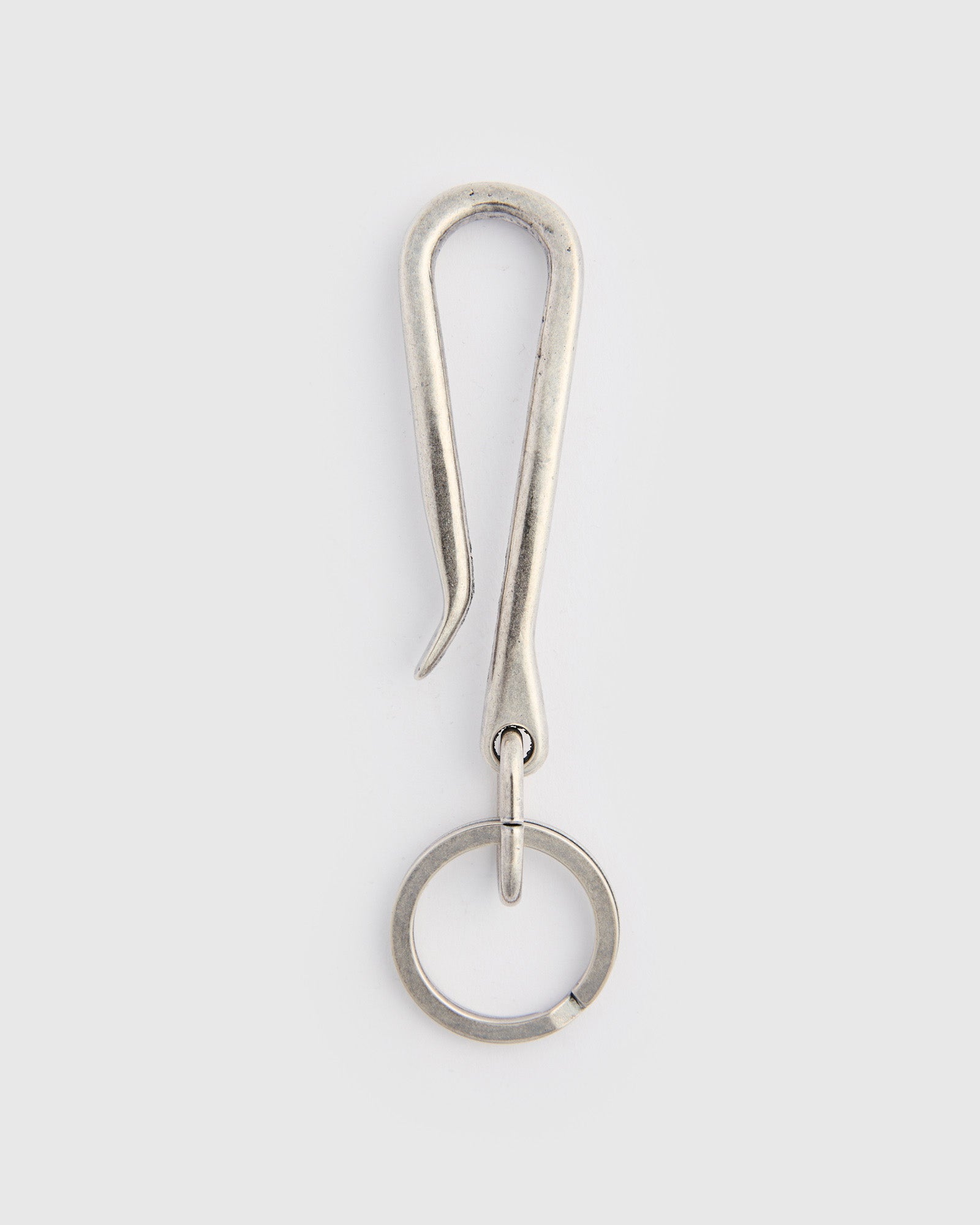 Sand Cast Key Hook in Silver Plated Brass – Blue Owl Workshop