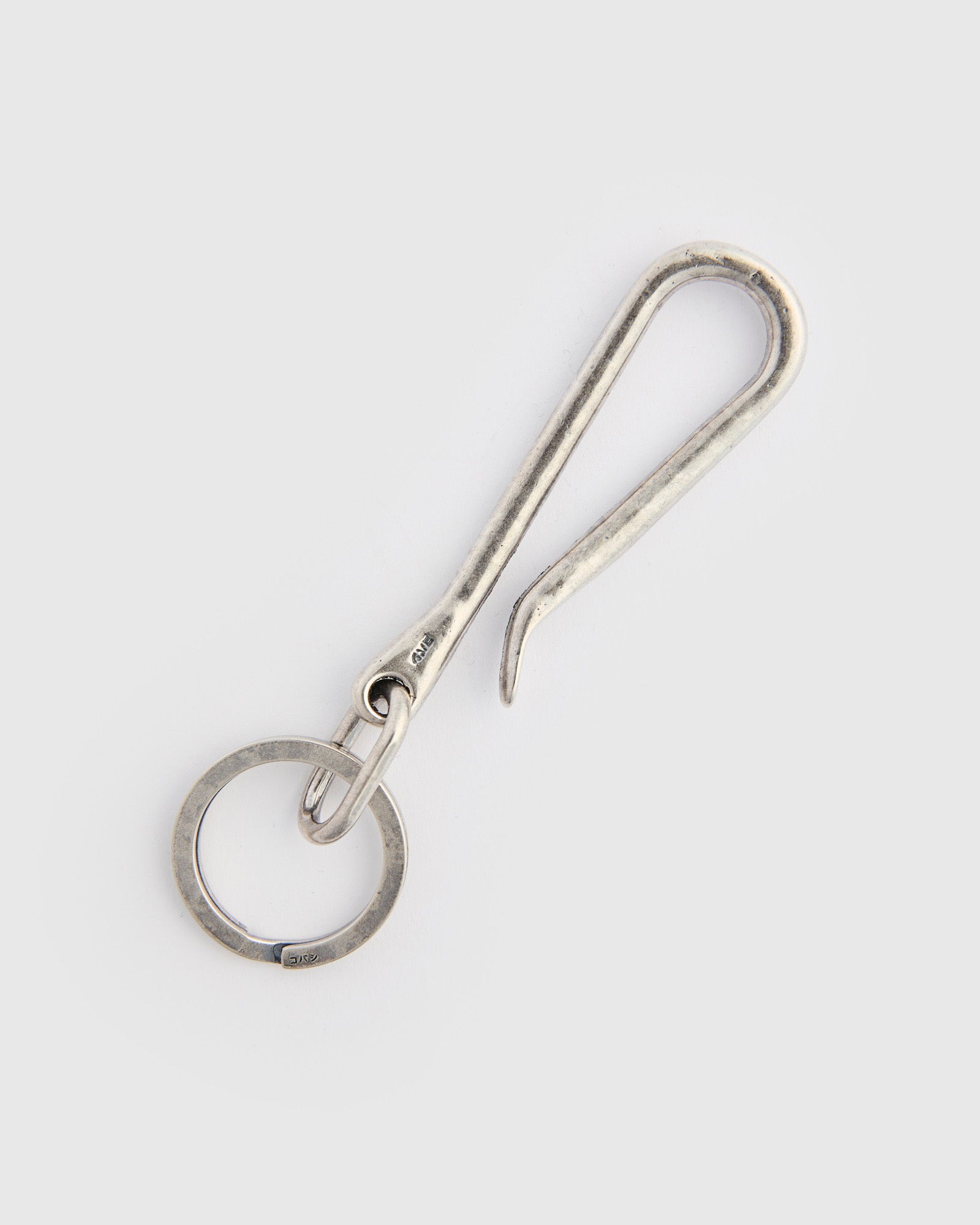 Sand Cast Key Hook in Silver Plated Brass – Blue Owl Workshop