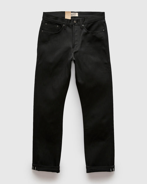 "Double Capsule Collection" 13.75oz Double Black Slub Selvedge Denim - True Guy Fit