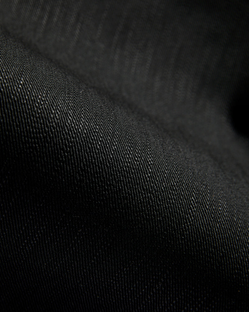"Double Capsule Collection" 13.75oz Double Black Slub Selvedge Denim - True Guy Fit