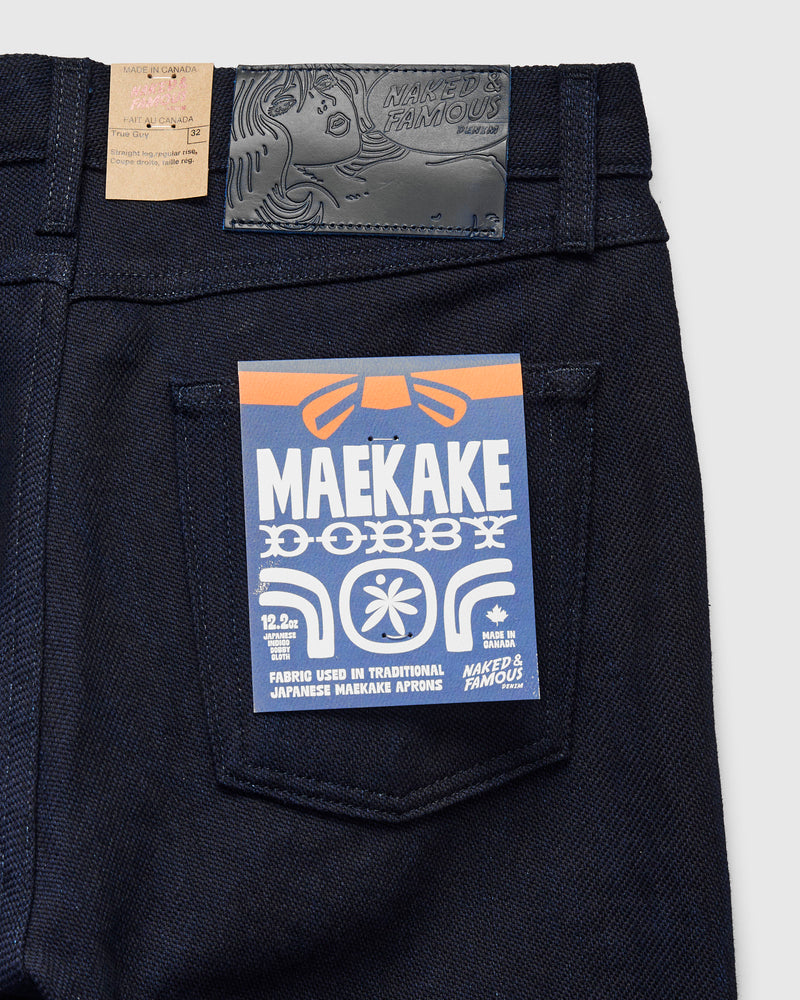 "Maekake Dobby" 12.2oz Indigo Dobby - True Guy Fit