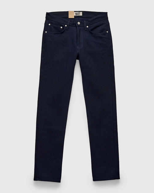 "Maekake Dobby" 12.2oz Indigo Dobby - Weird Guy Fit