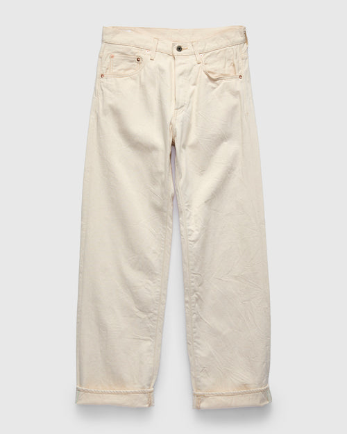 200-ECRU "Organic Cotton" 12.4oz Selvedge Denim - Wide Straight Fit