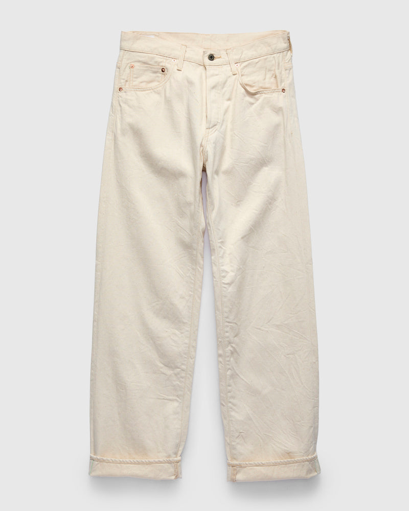 200-ECRU "Organic Cotton" 12.4oz Selvedge Denim - Wide Straight Fit