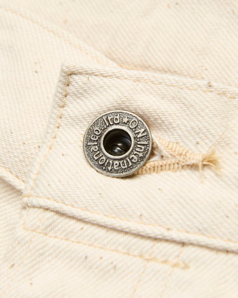 200-ECRU "Organic Cotton" 12.4oz Selvedge Denim - Wide Straight Fit