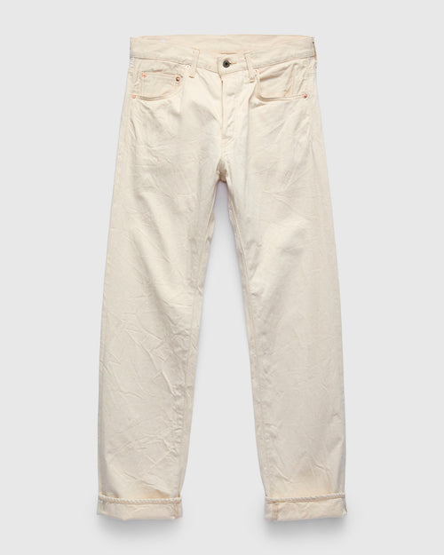 271-ECRU "Organic Cotton" 12.4oz Selvedge Denim - Just-Right Straight  Fit