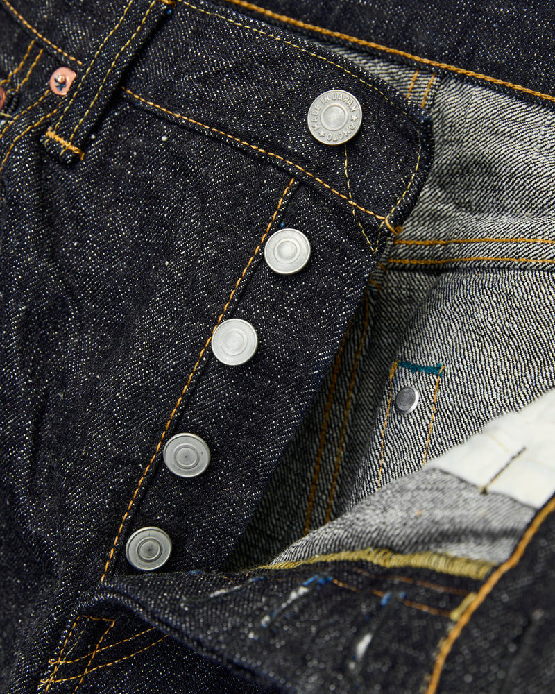 0411 15.5oz Slub-Nep Selvedge Denim - Straight Fit