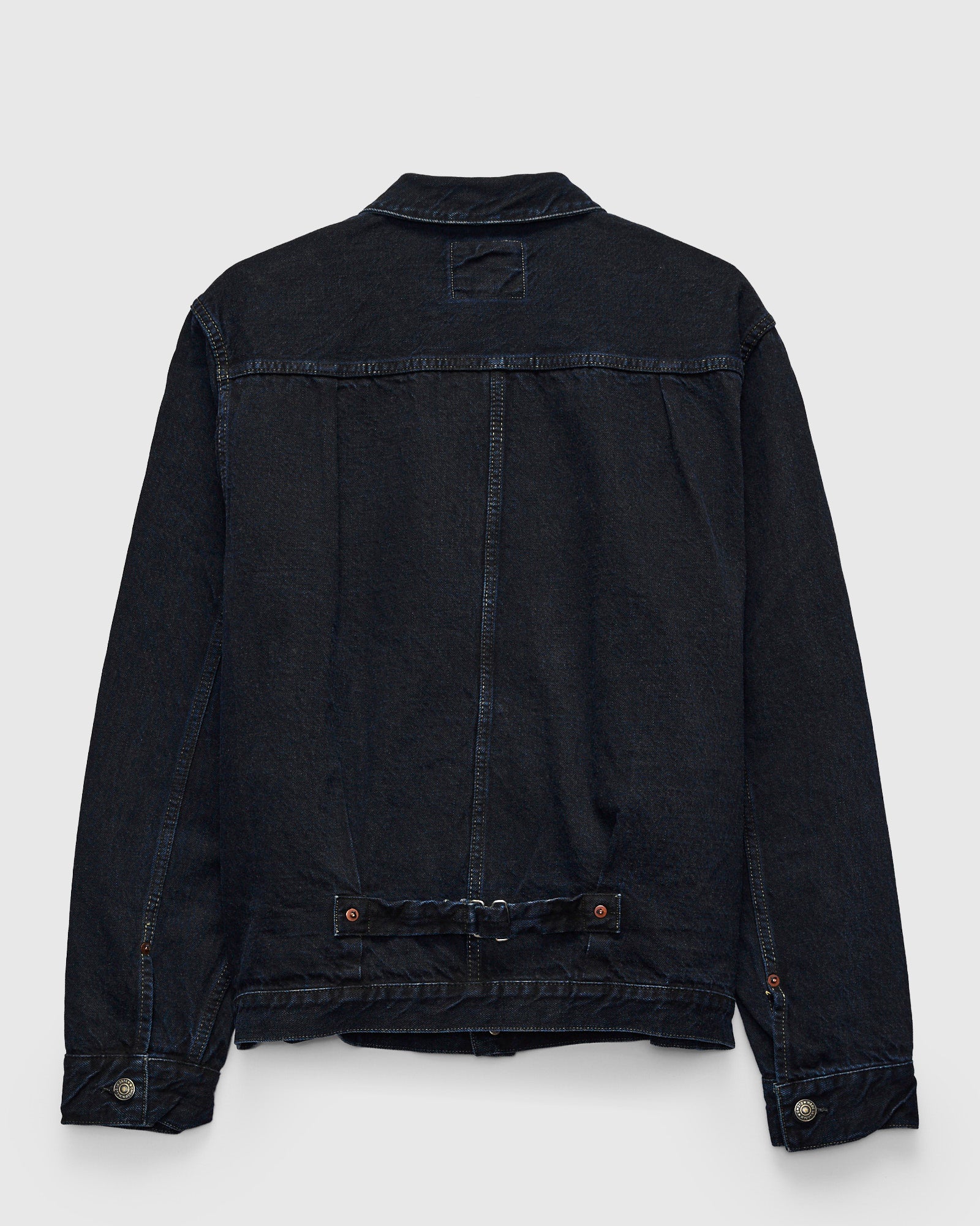 3115 13.5oz Type-1 Selvedge Denim Jacket in Charcoal Overdye
