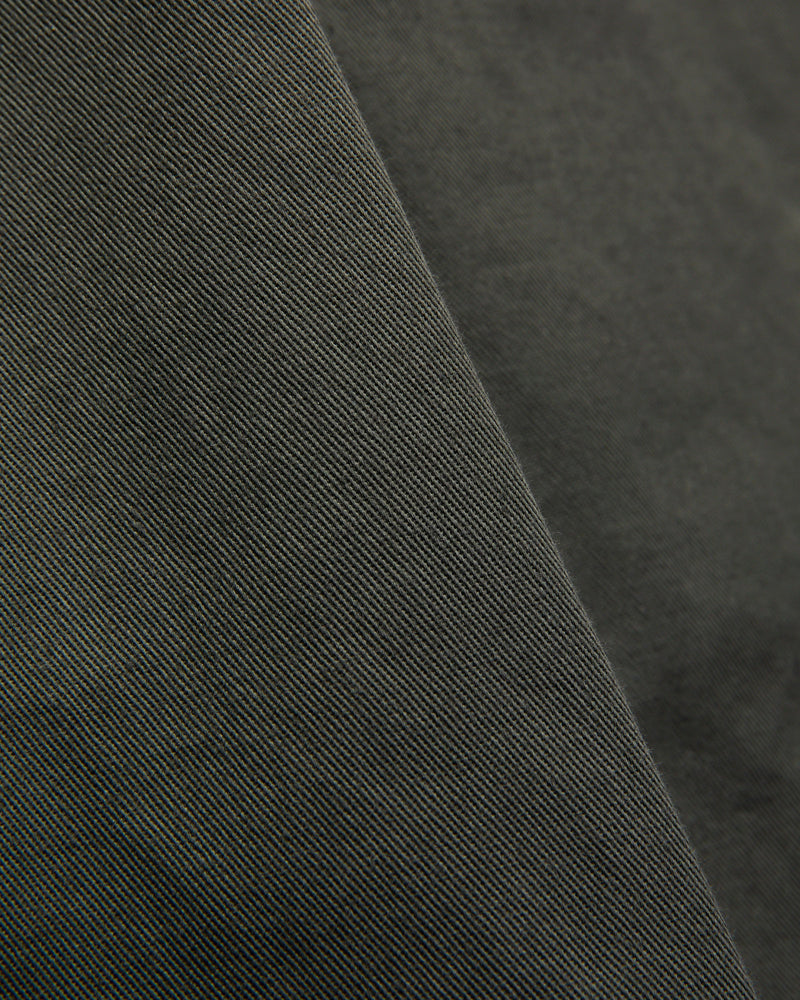 Pigment Dyed Wide Slacks in Green