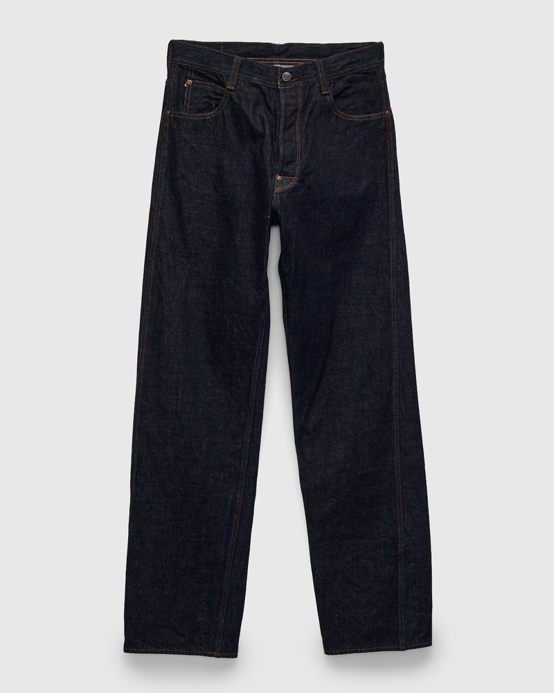 400P 13.5oz Rinsed Denim - Cinch Back Straight Fit