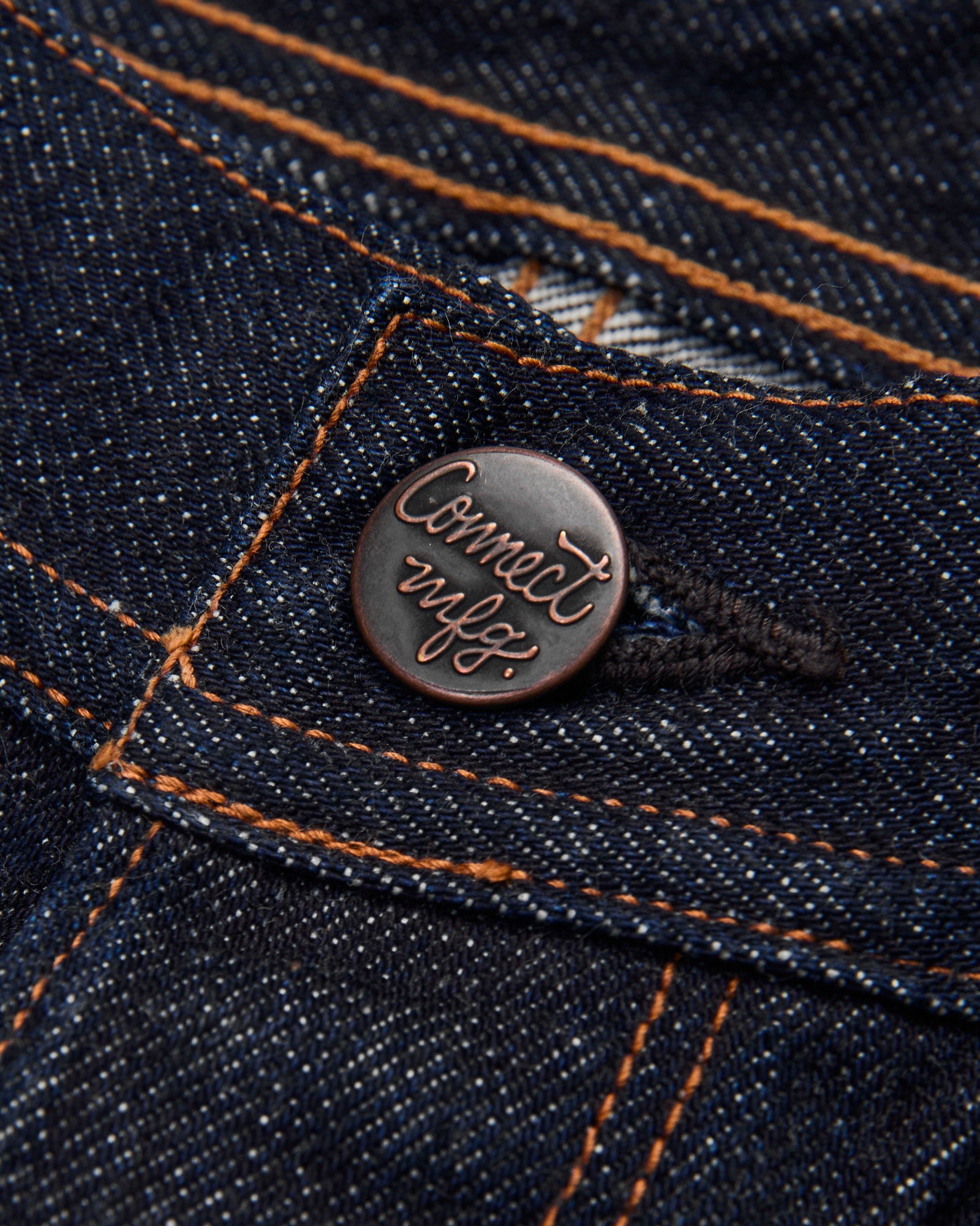 400P 13.5oz Rinsed Denim - Cinch Back Straight Fit – Blue Owl Workshop