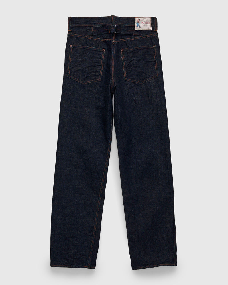 400P 13.5oz Rinsed Denim - Cinch Back Straight Fit
