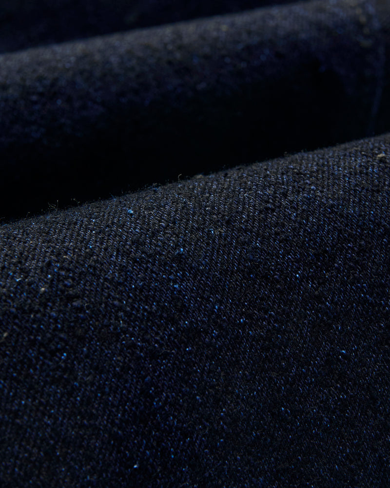 "Indigo x Sumi" 16oz Rinsed Double Nep Selvedge Denim - Slim Tapered Fit