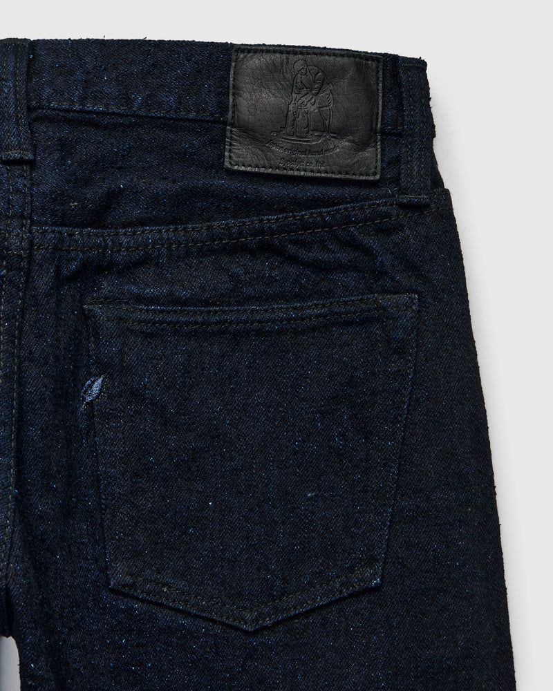 "Indigo x Sumi" 16oz Rinsed Double Nep Selvedge Denim - Slim Straight Fit