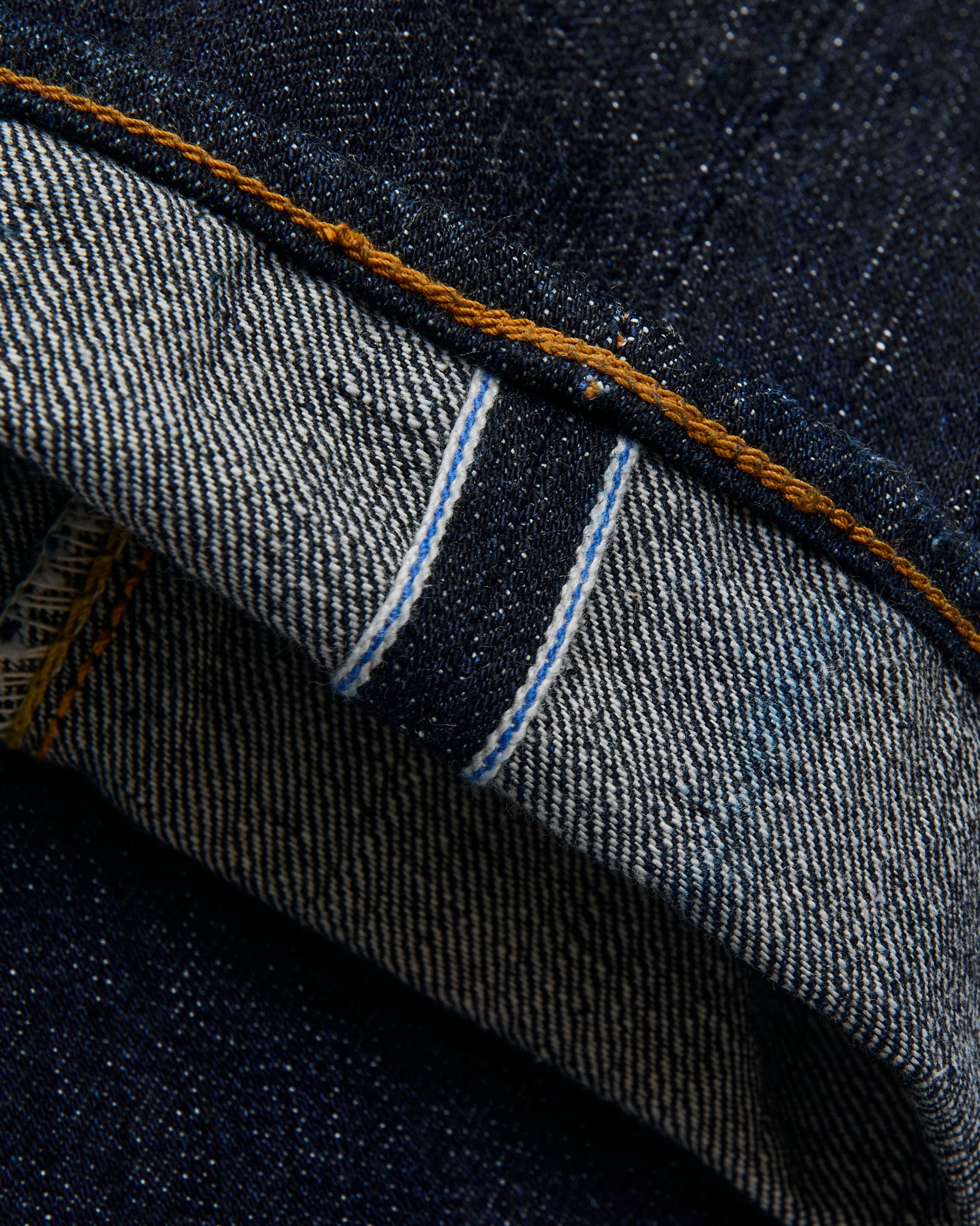 XX-019 14oz Rinsed Selvedge Denim - Relaxed Tapered Fit – Blue Owl