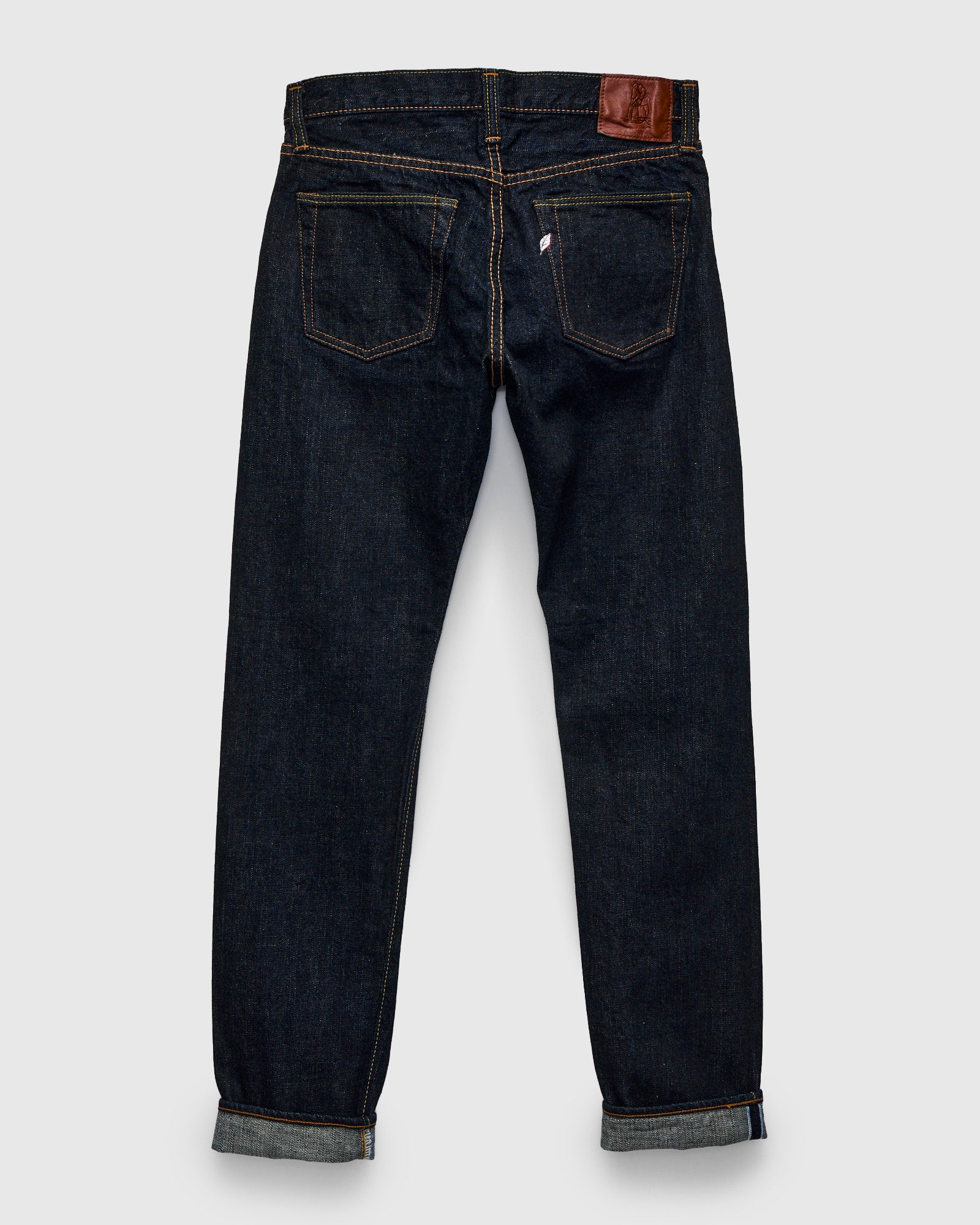   デニム{cXwd} XX-019 14oz Rinsed Selvedge Denim - Relaxed Tapered Fit – Blue Owl