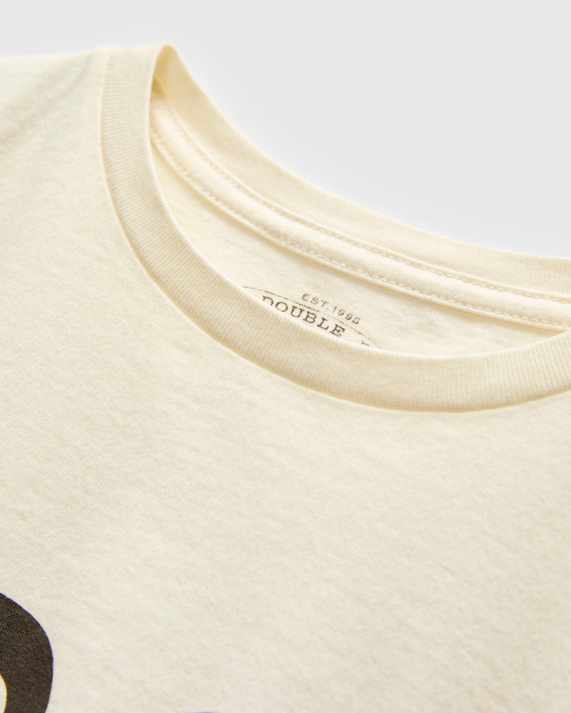 Vintage Knit Logo T-Shirt in White