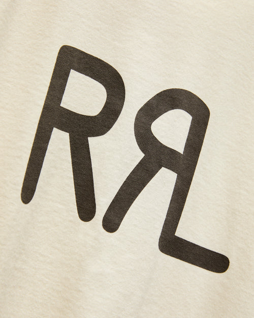 Vintage Knit Logo T-Shirt in White