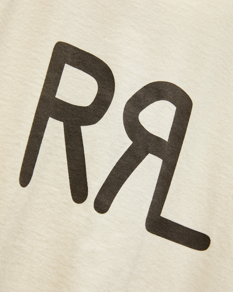 Vintage Knit Logo T-Shirt in White