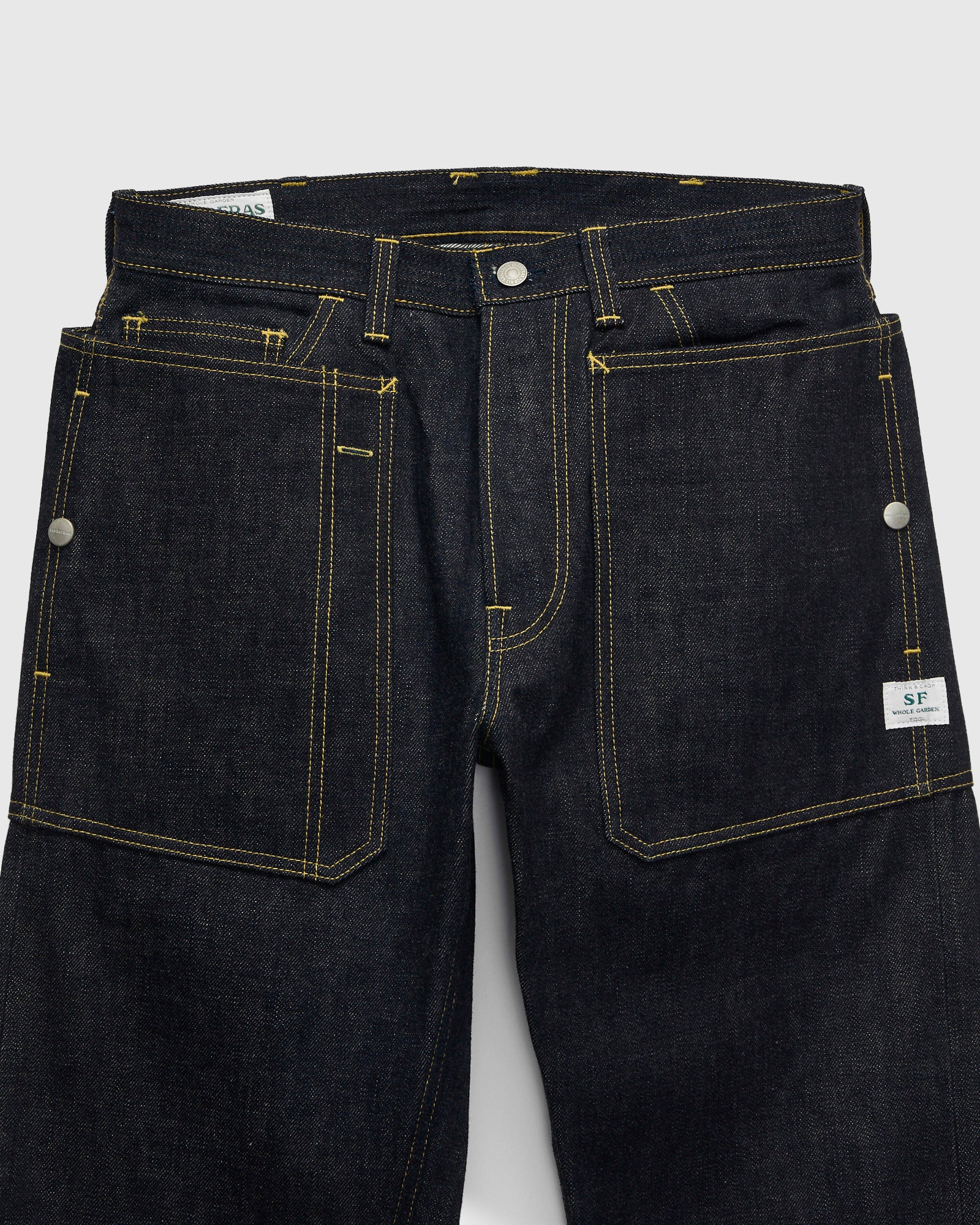 14oz Selvedge Denim Fall Leaf R Pants in Indigo – Blue Owl Workshop