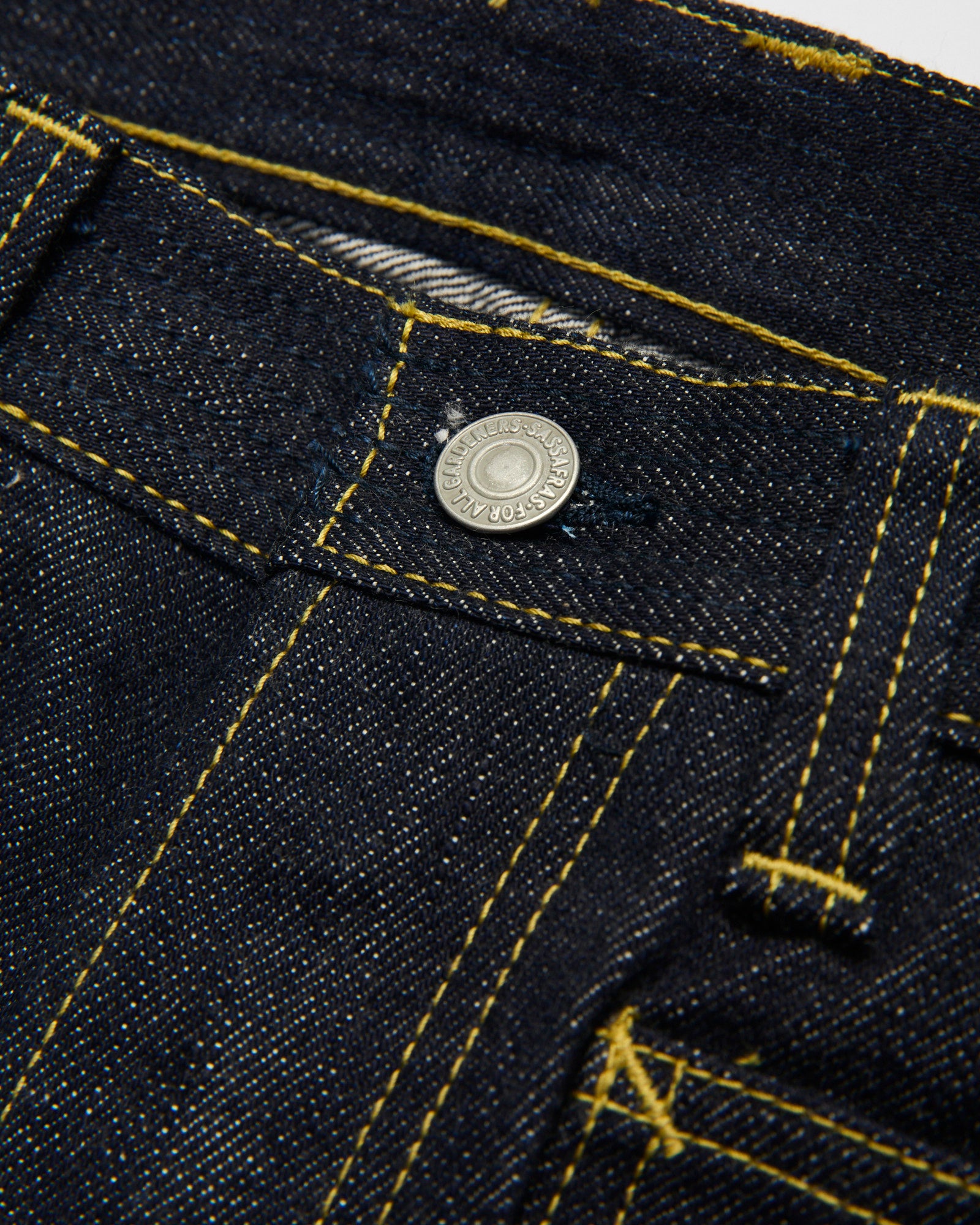 ササフラス Fall Leaf R Pants 14oz Denim 14oz Selvedge Denim Fall Leaf R Pants in Indigo – Blue Owl Workshop