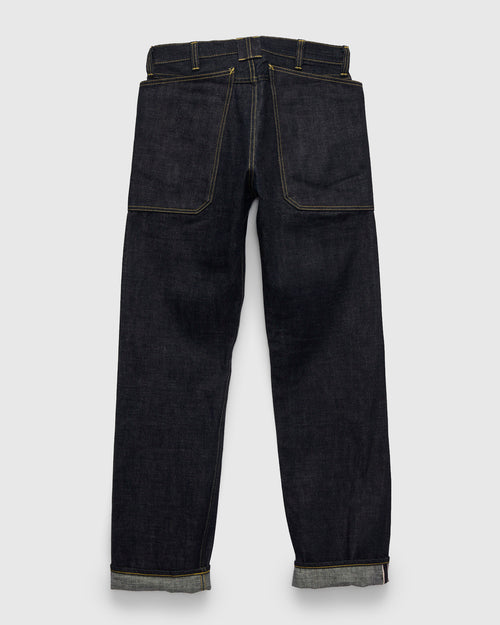 14oz Selvedge Denim Fall Leaf R Pants in Indigo