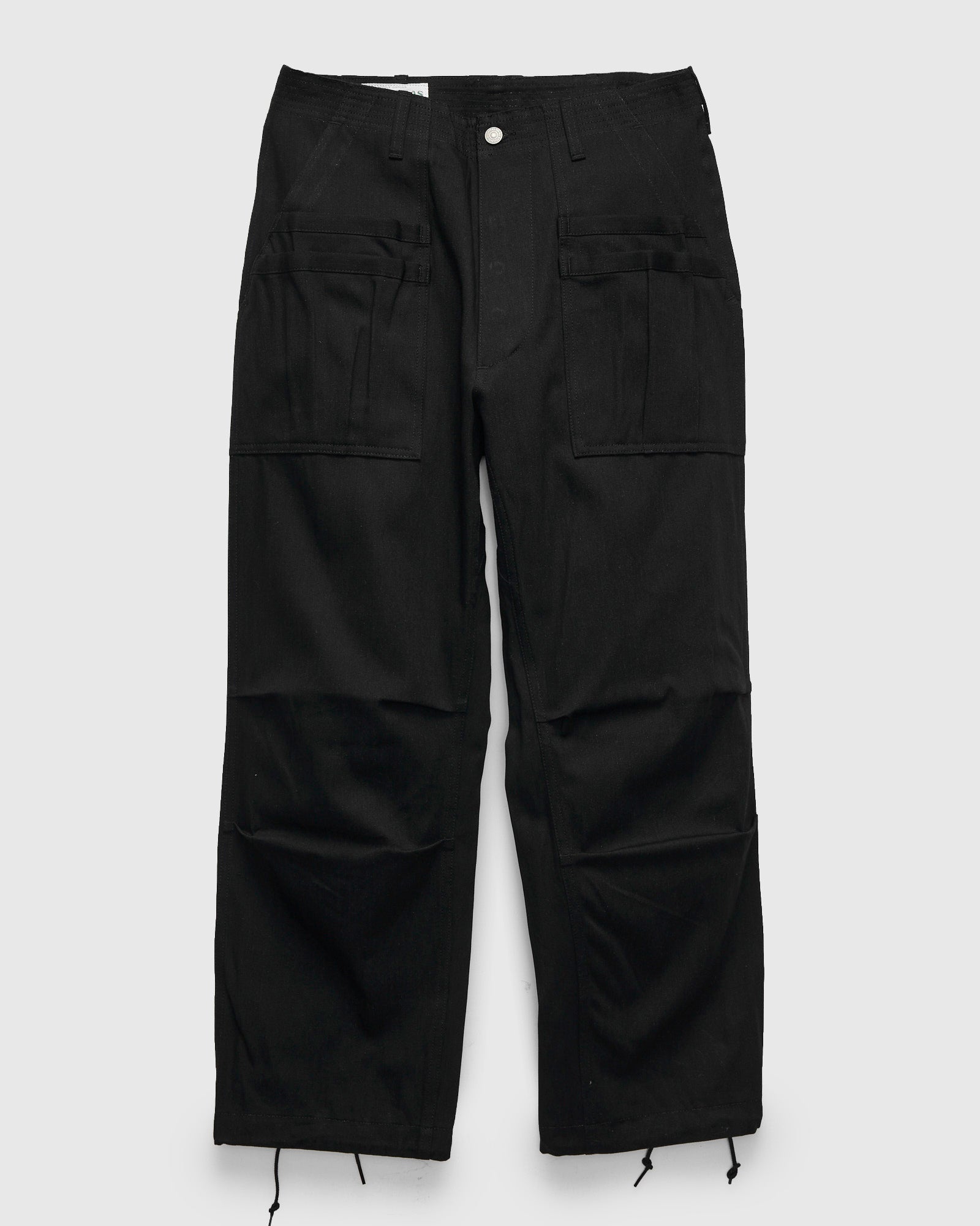 ササフラス OVERGROWN FATIGUE PANTS size:S Overgrown Fatigue Pants in 8oz Denim Black – Blue Owl Workshop