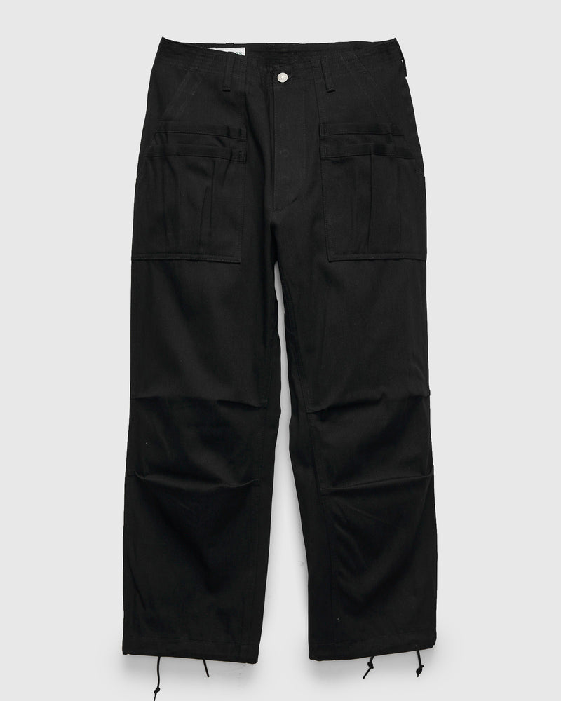 Overgrown Fatigue Pants in 8oz Denim Black