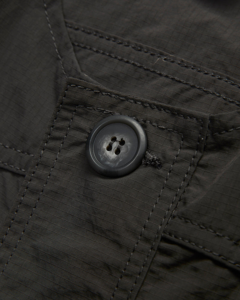 Overgrown Hiker Vest in Nylon Ripstop Charcoal