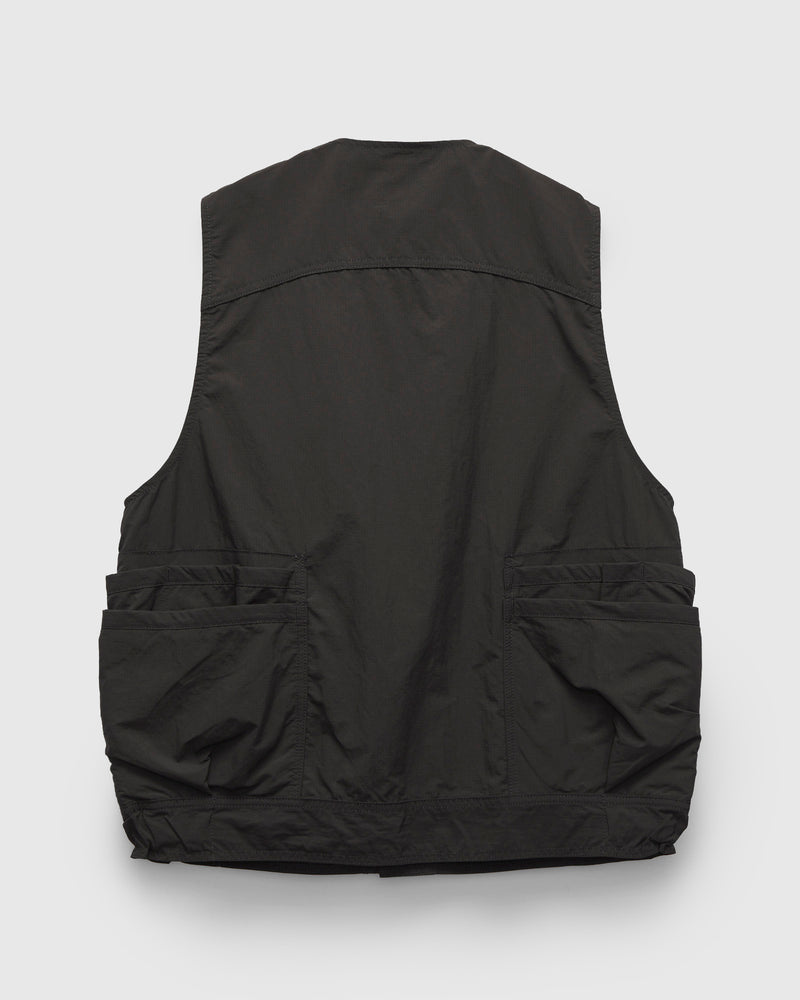 Overgrown Hiker Vest in Nylon Ripstop Charcoal