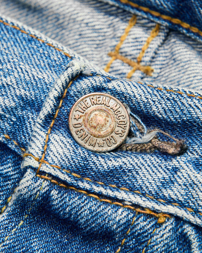 Lot. 001XX 13.25oz Light Wash Indigo Selvedge Denim - 1950s Straight Fit