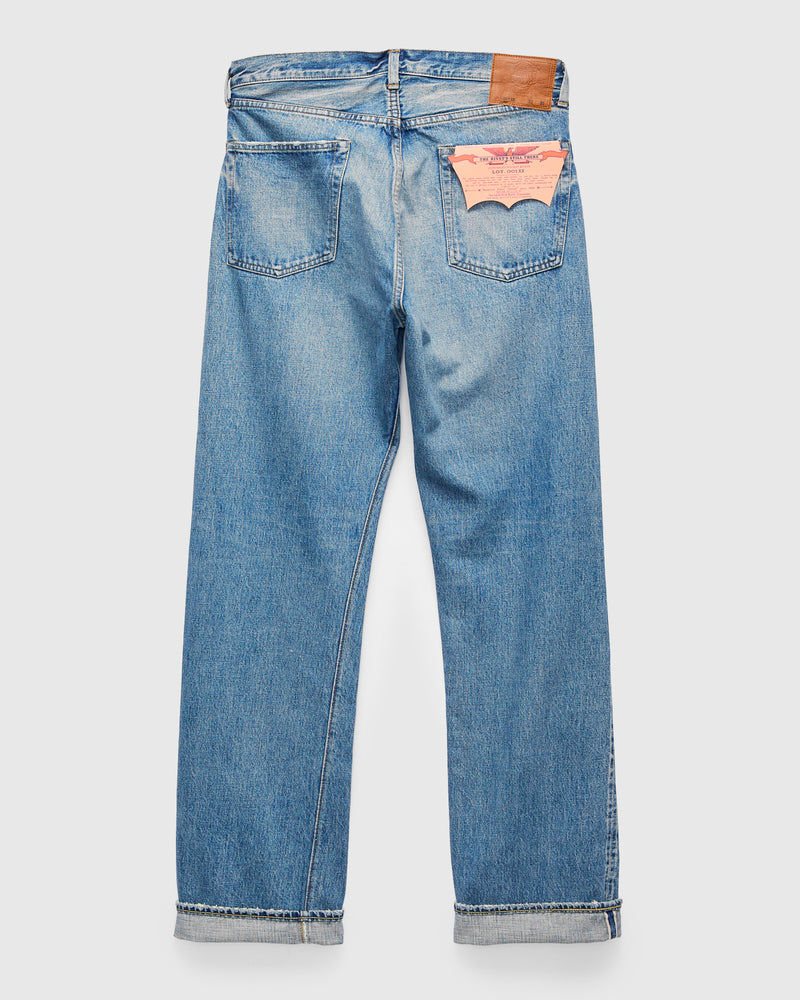 Lot. 001XX 13.25oz Light Wash Indigo Selvedge Denim - 1950s Straight Fit