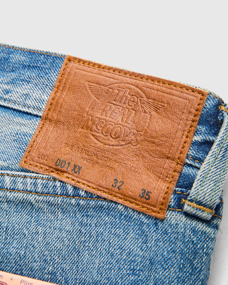Lot. 001XX 13.25oz Light Wash Indigo Selvedge Denim - 1950s Straight Fit