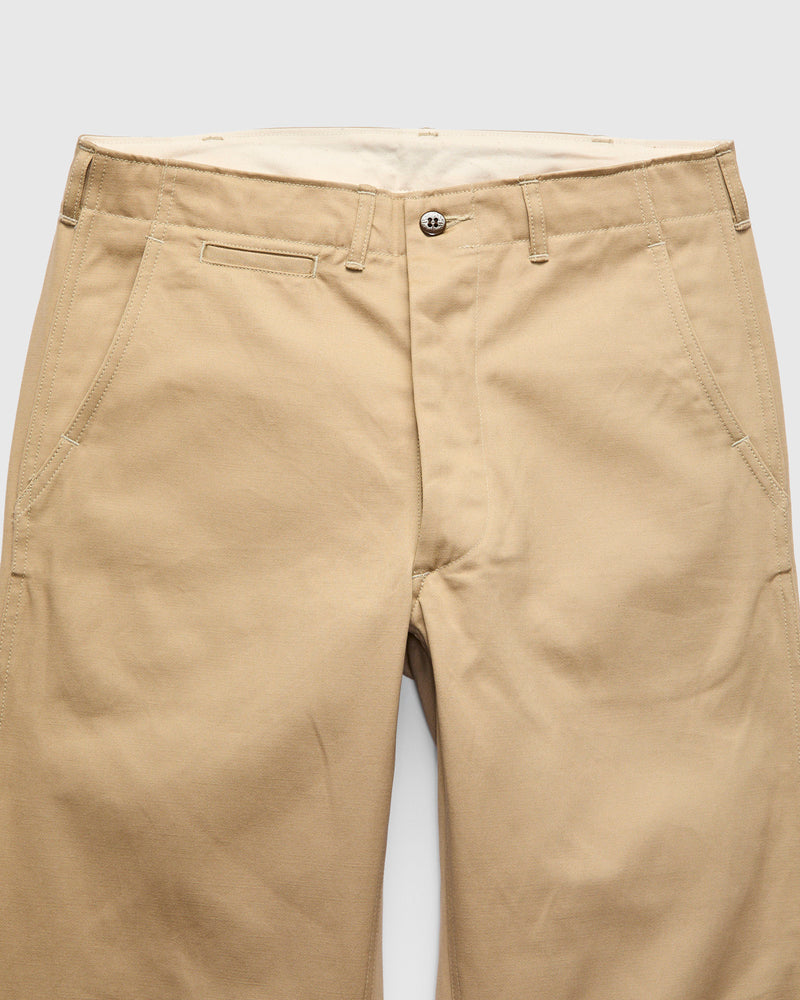1945 Wide Fit Chino Trousers in Khaki
