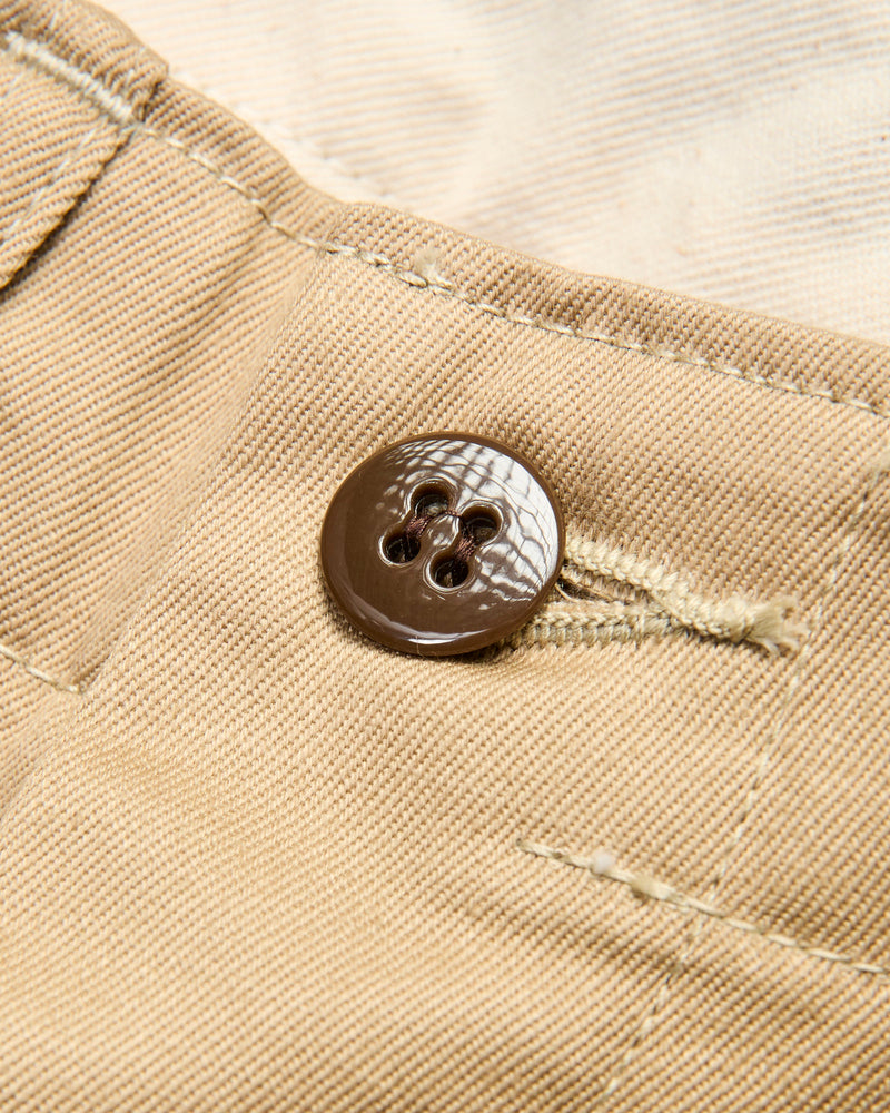 1945 Wide Fit Chino Trousers in Khaki