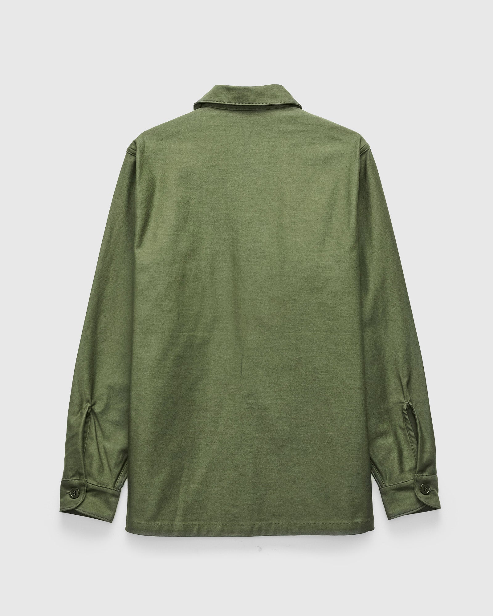 OG-107 Cotton Sateen Utility Shirt in Olive – Blue Owl Workshop