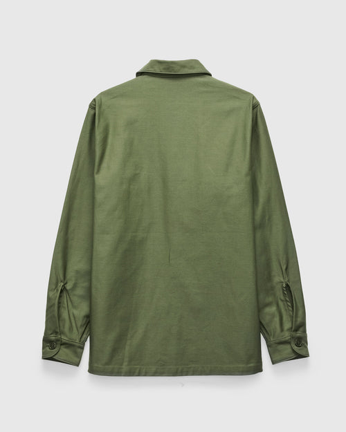 OG-107 Cotton Sateen Utility Shirt in Olive