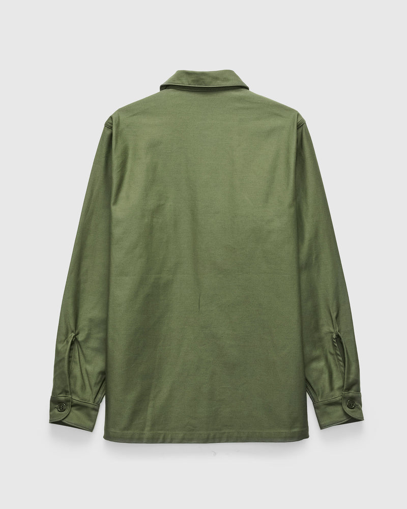 OG-107 Cotton Sateen Utility Shirt in Olive