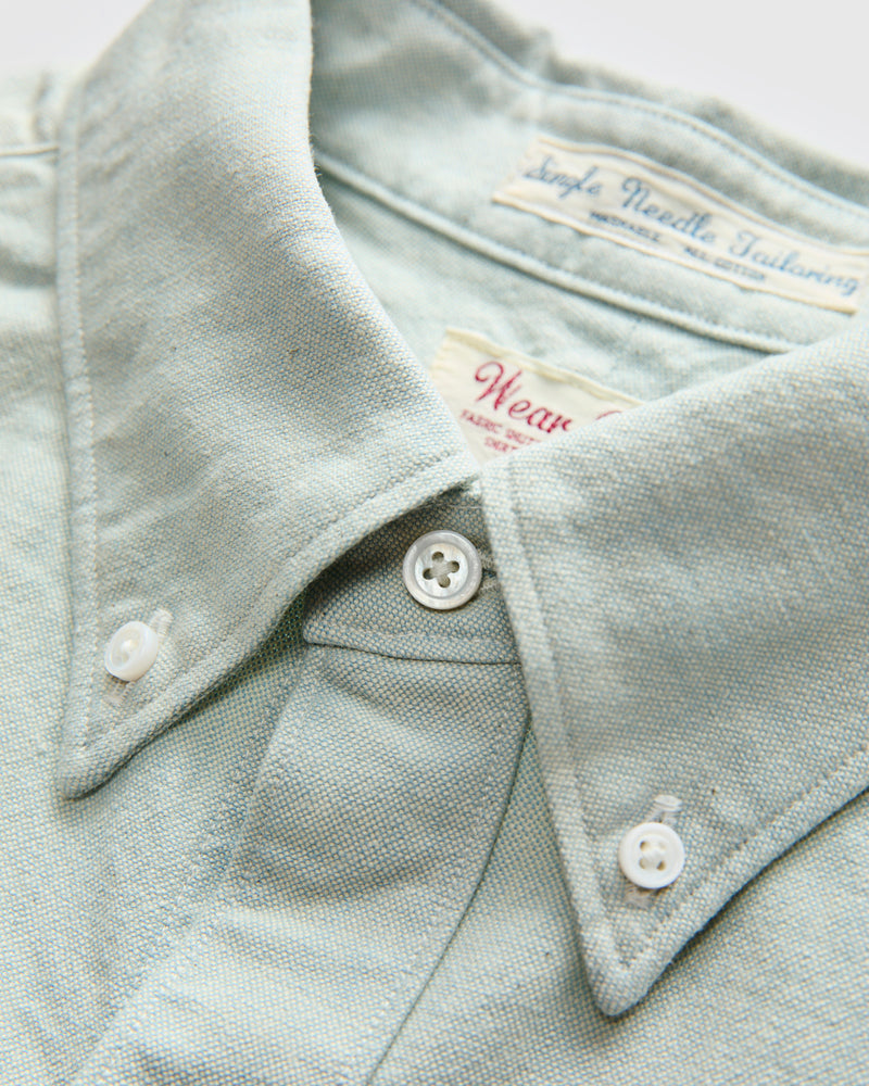 Oxford Button-Down Shirt in Light Indigo