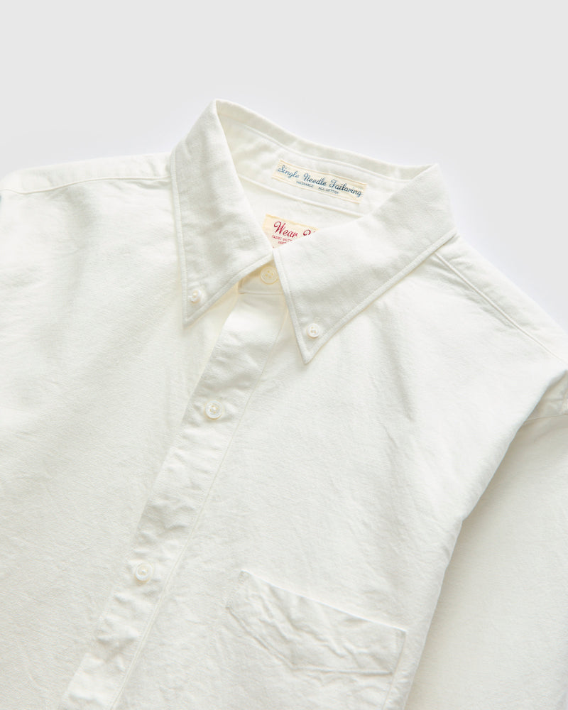 Oxford Button-Down Shirt in White